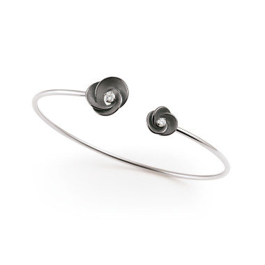         Weißgold, Armschmuck, Cammilli Desert Rose Armreif