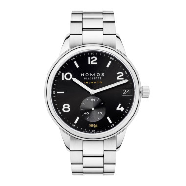         Herrenuhr, Automatik, NOMOS Glashütte Club Sport neomatik 42 Datum schwarz