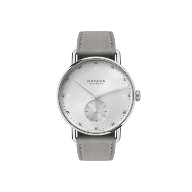         Damenuhr, Handaufzug, NOMOS Glashütte Metro 33 all silver