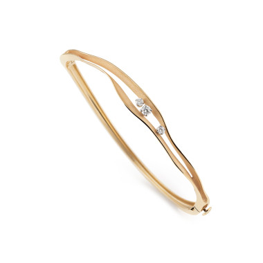         Roségold, Armschmuck, Cammilli Dune Armreif