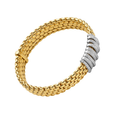         Gelbgold, Armschmuck, FOPE Panorama Flex'it Armband