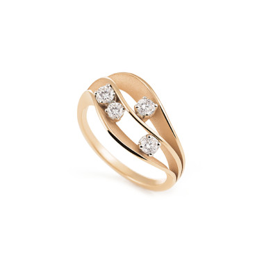         Roségold, Ringe, Cammilli Dune Loops Ring