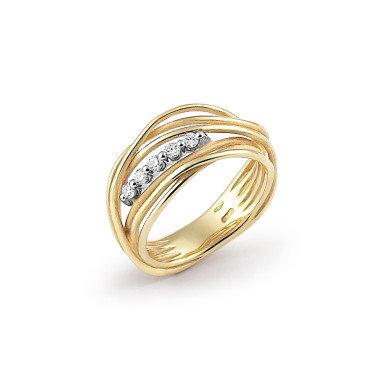        Gelbgold, Ringe, Cammilli Seta Ring