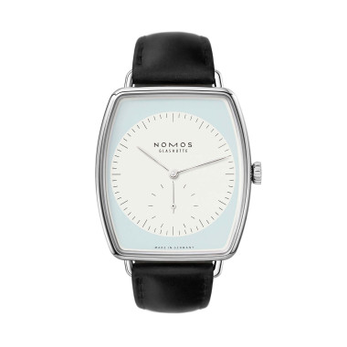         Damen- und Herrenuhr, Handaufzug, NOMOS Glashütte Lux Weißgold