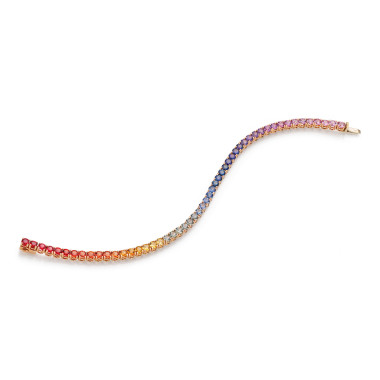        Roségold, Armschmuck, A. Odenwald Rainbow Armband