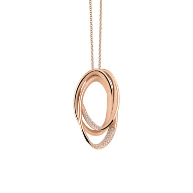         Roségold, Halsschmuck, Cammilli Firenze Galaxy Anhänger mit Halskette