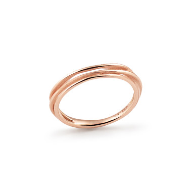         Roségold, Ringe, Cammilli Love Song Ehering