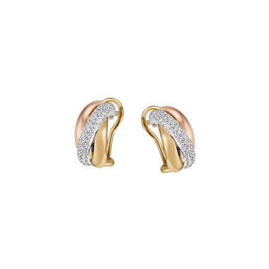         Gelbgold, Ohrringe, Frank Trautz Creolen Classic