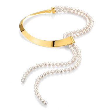         Gelbgold, Halsschmuck, Gellner Casha Halsreif