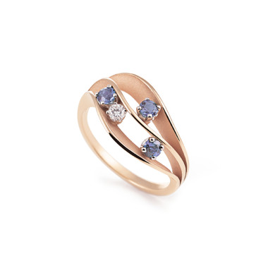         Roségold, Ringe, Cammilli Dune Color Ring