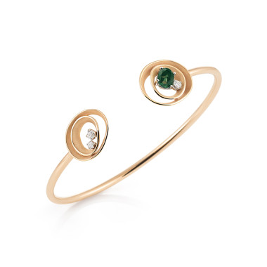        Roségold, Armschmuck, Cammilli Dune Solar Color Armreif
