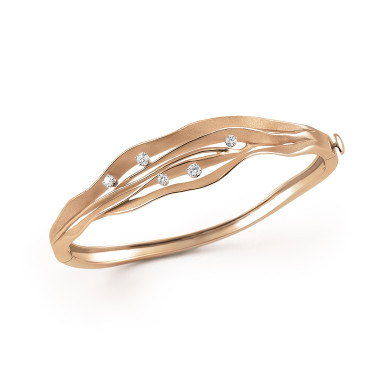         Roségold, Armschmuck, Cammilli Dune Armreif