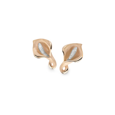         Roségold, Ohrringe, Cammilli Calla Ohrringe