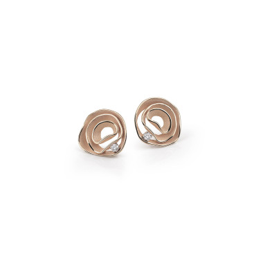         Roségold, Ohrringe, Cammilli Dune Ohrstecker