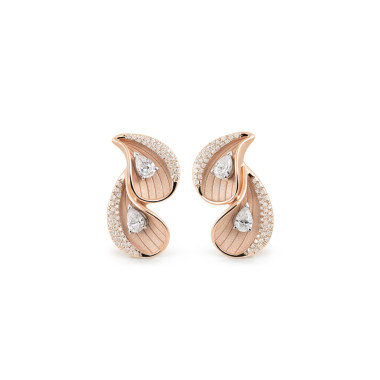         Roségold, Ohrringe, Cammilli Moon Drops Ohrringe