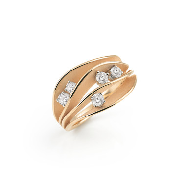         Roségold, Ringe, Cammilli Dune Loops Ring