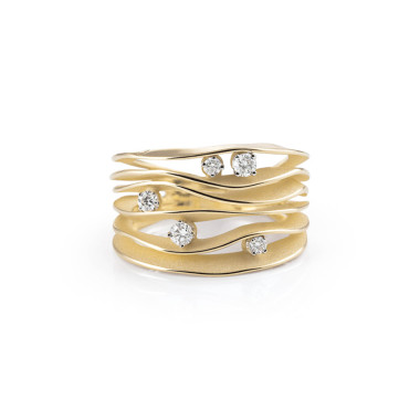         Gelbgold, Ringe, Cammilli Dune Ring