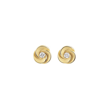         Gelbgold, Ohrringe, Cammilli Desert Rose Ohrstecker