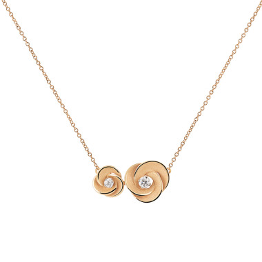         Roségold, Halsschmuck, Cammilli Desert Rose Collier