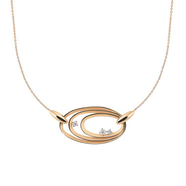         Roségold, Halsschmuck, Cammilli Dune Chic Collier