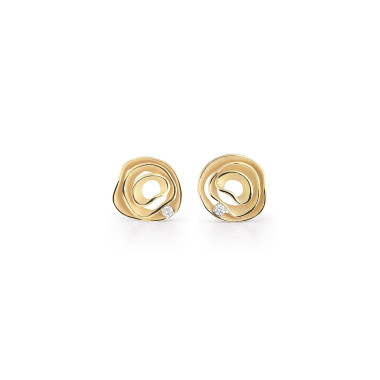         Gelbgold, Ohrringe, Cammilli Dune Ohrstecker