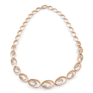         Roségold, Halsschmuck, Cammilli Dune Ouverture Collier
