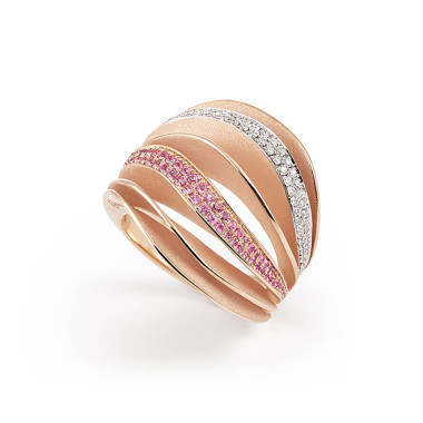         Roségold, Ringe, Cammilli Velaa Color Ring