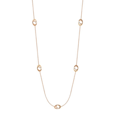         Roségold, Halsschmuck, Cammilli Dune Lange Kette