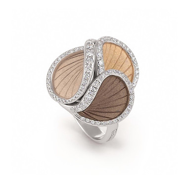         Roségold &amp; Weißgold, Ringe, Cammilli Musa Ring