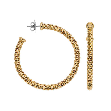         Gelbgold, Ohrringe, FOPE Essentials Creolen