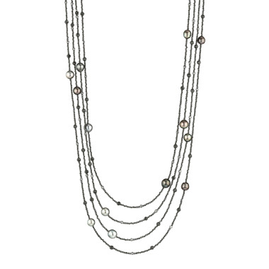         Weißgold, Halsschmuck, Gellner Big Bang Collier