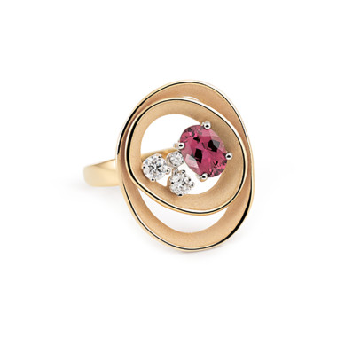         Roségold, Ringe, Cammilli Dune Solar Color Ring