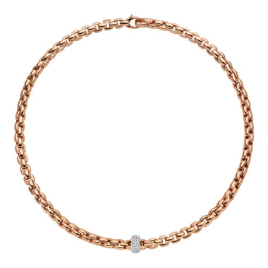         Roségold, Halsschmuck, FOPE Eka Flex'it Collier