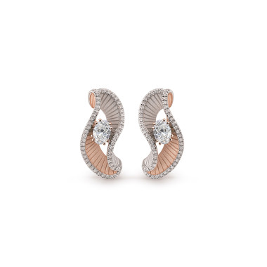         Roségold &amp; Weißgold, Ohrringe, Cammilli Regina Couture Ohrringe