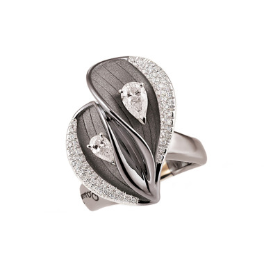         Gold farbig veredelt, Ringe, Cammilli Moon Drops Ring