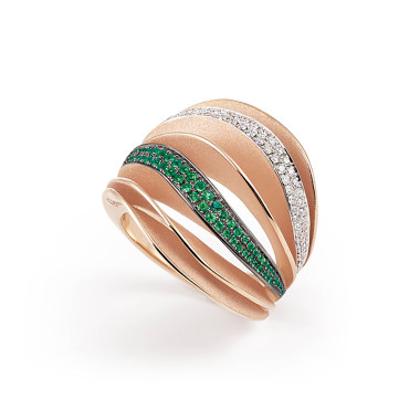         Roségold, Ringe, Cammilli Velaa Color Ring