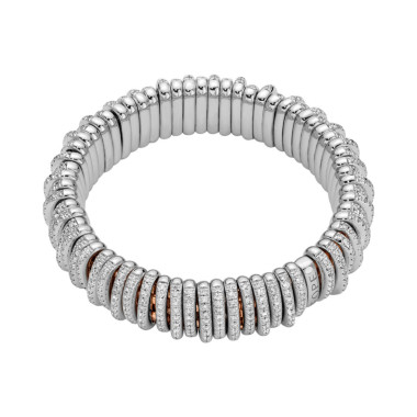         Roségold &amp; Weißgold, Armschmuck, FOPE Panorama Flex'it Armband