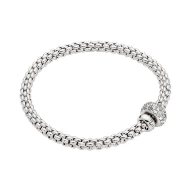         Weißgold, Armschmuck, FOPE Solo Flex'it Armband