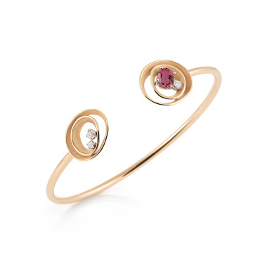         Roségold, Armschmuck, Cammilli Dune Solar Color Armreif