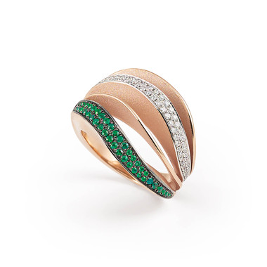         Roségold, Ringe, Cammilli Velaa Color Ring