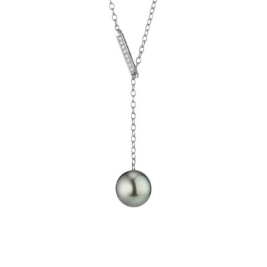         Platin, Halsschmuck, Gellner Salt´n Pepper Collier