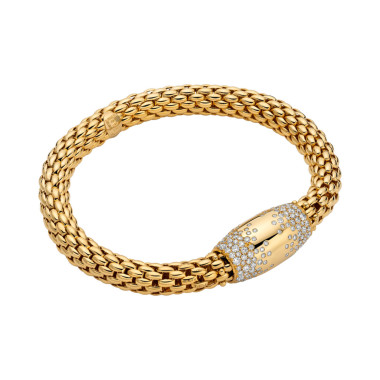         Gelbgold, Armschmuck, FOPE Love Nest Flex'it Armband