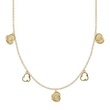         Gelbgold, Halsschmuck, Cammilli Desert Rose Collier