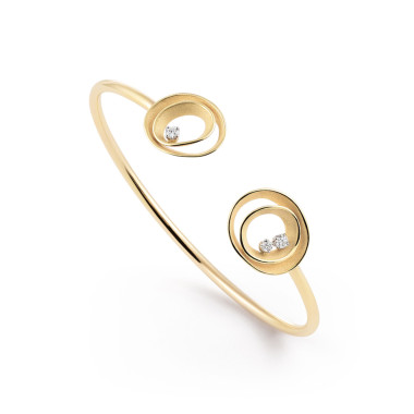         Gelbgold, Armschmuck, Cammilli Dune Solar Armreif