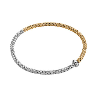         Gelbgold &amp; Weißgold, Armschmuck, FOPE Eka Flex'it Armband