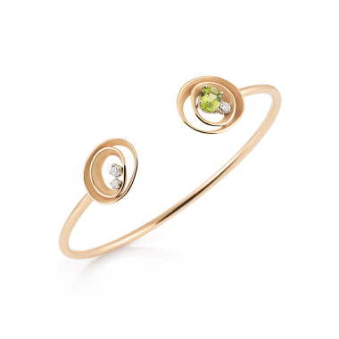         Roségold, Armschmuck, Cammilli Dune Solar Color Armreif