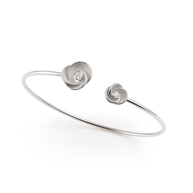         Weißgold, Armschmuck, Cammilli Desert Rose Armreif