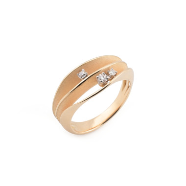         Roségold, Ringe, Cammilli Dune Chic Ring