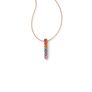         Roségold, Halsschmuck, A. Odenwald Rainbow Anhänger