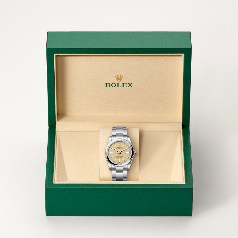 Rolex Oyster Perpetual 34 124200 Herrenuhr Bild 3
